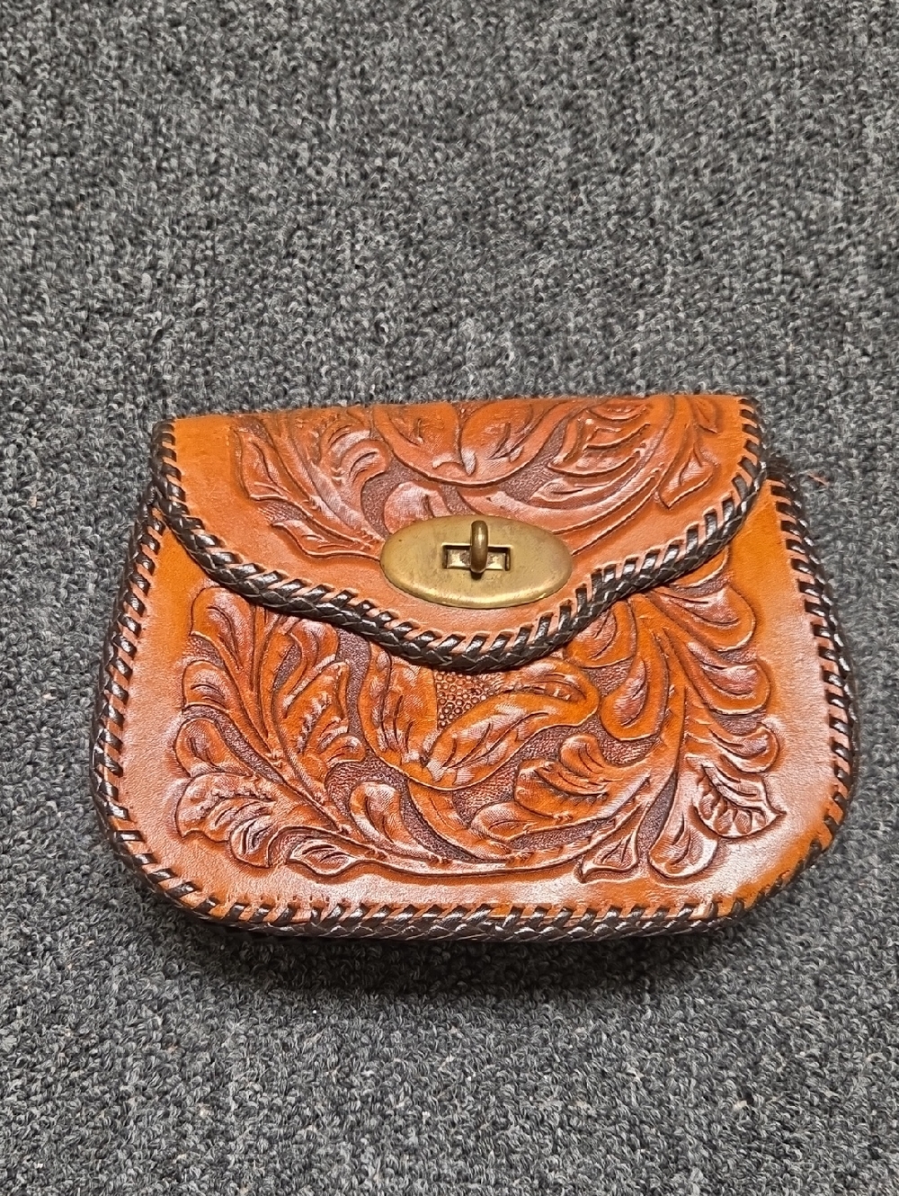 Handmade leather pouch